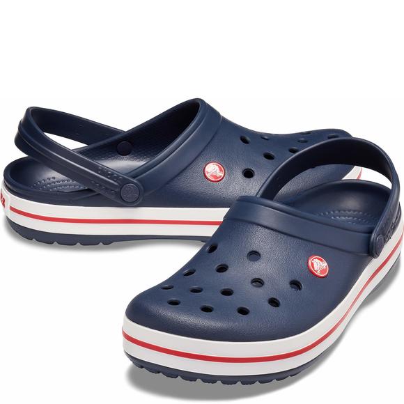 CROCS MEN'S AND WOMEN'S CROCBAND CLOG, NAVY, 10 WOMEN/8 MEN - Picture 3 of 6